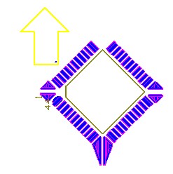 OFP和PLCC型集成塊如采用紅膠工藝過(guò)波峰,需采用斜角45度方式擺放，且每邊的最后一個(gè)引腳均需添加盜錫焊盤(pán)