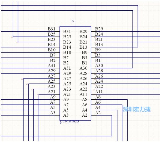 雙擊 1.SchDoc，文件可以被正常打開(kāi)，下圖是其中的一部分：