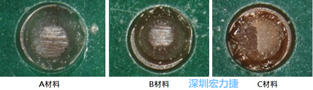 圖14- 冷球拉力試驗后，光學(xué)顯微鏡下的失效模式